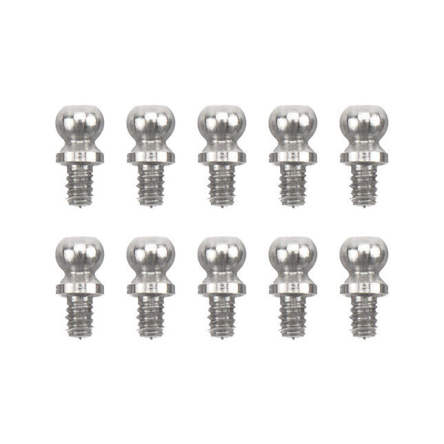 1/24 Mini-Z K989に対応 ステンレススチール製2.5ボールヘッド 10pcs