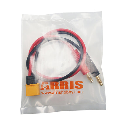 ARRIS 充電リード線 XT60オスコネクタ to 4mm バナナプラグ