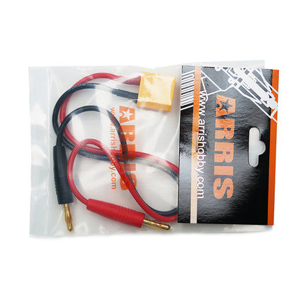 ARRIS XT90 充電用 リード 線 XT90 オス コネクター to 4mm バナナプラグ