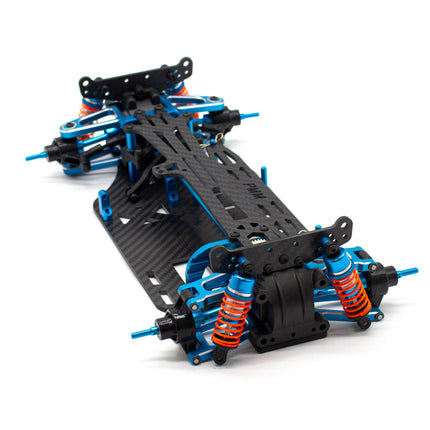 PMM 1/10 RCドリフトカー TT01ベース改ドリフト仕様アルミ・カーボン強化モデル