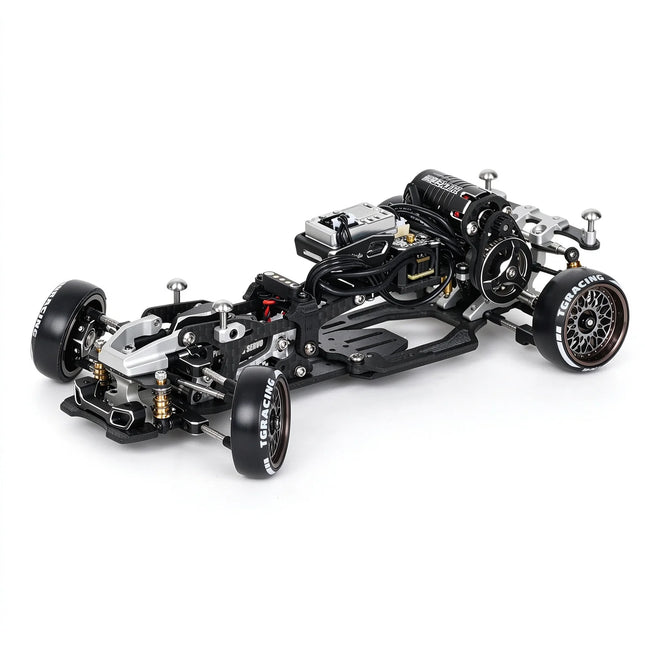 LSD MONO 1/24 RWD RC ドリフト蚊車 組立完成品