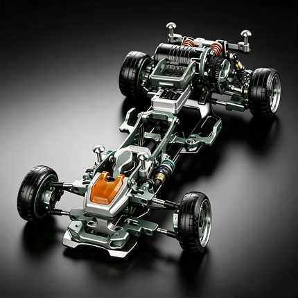 LSD Mono OP版 1/24 RWD RC ドリフトカー 蚊車シャーシ