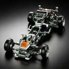 LSD Mono OP版 1/24 RWD RC ドリフトカー 蚊車シャーシ