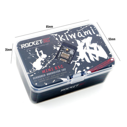 ROCKET-RC 30A センサード ブラシレスESC 1/28・1/27 ミニRCカー（蚊車）用