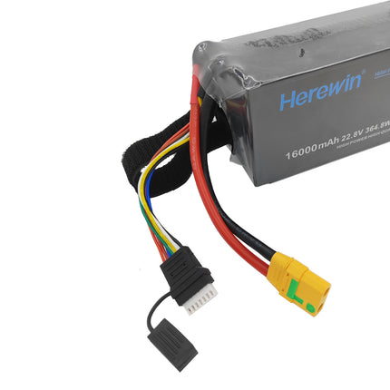Herewin 16000mAh 25C 22.8V 6S リポバッテリー ソフトパック高圧版