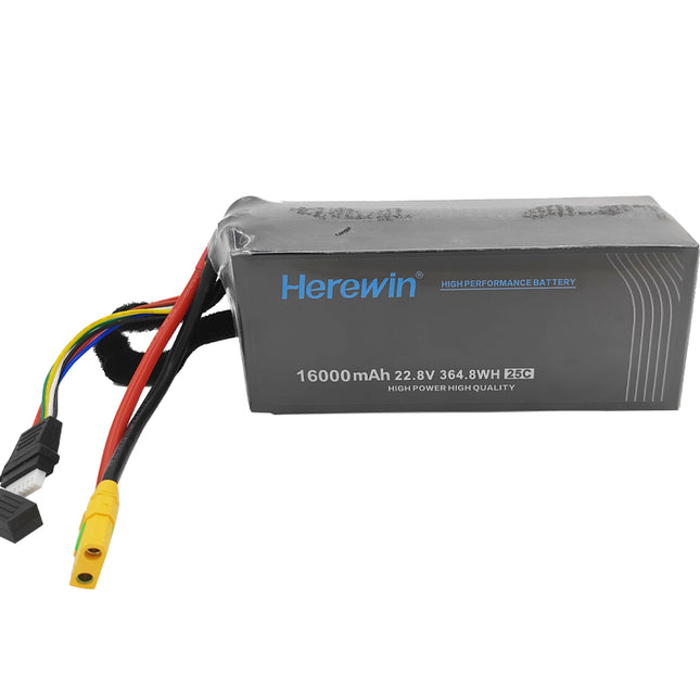 Herewin 16000mAh 25C 22.8V 6S リポバッテリー ソフトパック高圧版