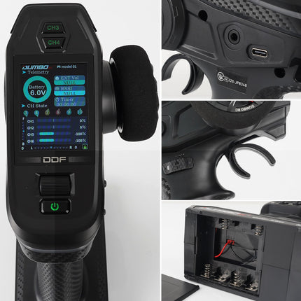 DUMBORC DDF-350 2.4GHz 10CH RC送受信機セット M1ホイル 技適取得済み