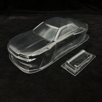 ARRIS 1/28 ミニRC蚊車用 クリアPCボディ 京商Mini-Z対応  Nissan Skyline GT-R R32風 未塗装