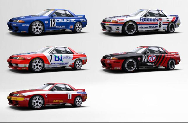 ARRIS 1/28 ミニRC蚊車用 クリアPCボディ 京商Mini-Z対応  Nissan Skyline GT-R R32風 未塗装