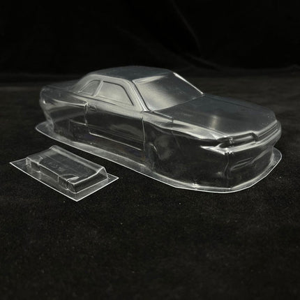 ARRIS 1/28 ミニRC蚊車用 クリアPCボディ 京商Mini-Z対応  Nissan Skyline GT-R R32風 未塗装