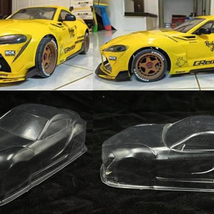 ARRIS 1/28ミニRC蚊車用クリアPCボディ 京商Mini-Z対応 GRスープラ風デザイン 未塗装