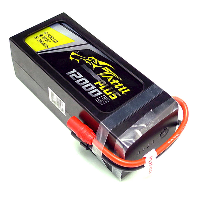 TATTU PLUS 12000mAh 6S 25C 22.2VLipoスマートリポバッテリー