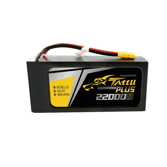 TATTU PLUS 22000mAh 6S 25C 22.2VLipoスマートリポバッテリー