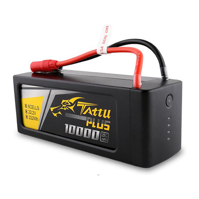 TATTU PLUS 10000mAh 6S 25C 22.2VLipoスマートリポバッテリー