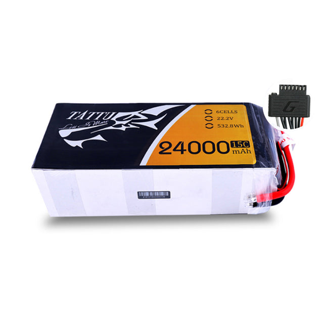 Tattu 6S 24000mAh 25C 22.2V リポバッテリー G-TECH版