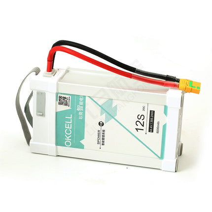 OKCEL 8000mAh 12S 20C 44.4Vインテリジェントリポバッテリー XT90-S
