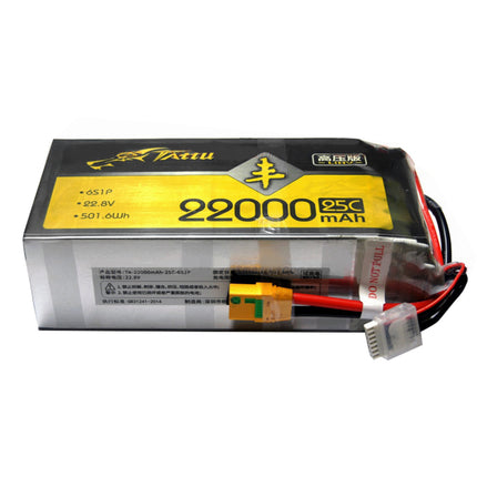 Tattu HV 6S 22.8V 22000mah 25C リポ バッテリー「豊」シリーズ 高圧 G-TECH版