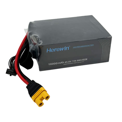 Herewin 12S 16000mAh 25C 45.6V  ソフトパックリポバッテリー  高圧版 AS150U