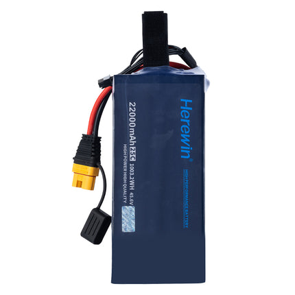 Herewin 12S 22000mAh 25C 45.6V  ソフトパックリポバッテリー  高圧版 AS150U