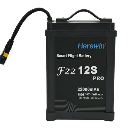 Herewin 12S 22000mah 25C 45.6V スマートリポバッテリー  高圧版 AS150U