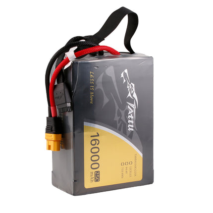 Tattu 12S 16000mAh 25C 44.4V リポバッテリー ソフトパック ハンドル付き AS150U-F