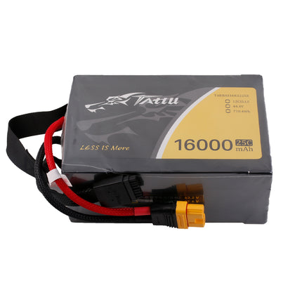 Tattu 12S 16000mAh 25C 44.4V リポバッテリー ソフトパック ハンドル付き AS150U-F