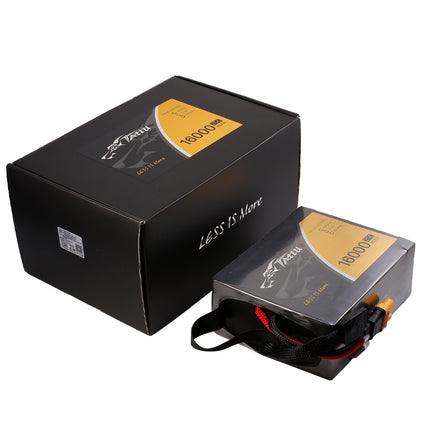 Tattu 14S 16000mAh 25C 51.8V リポバッテリー ソフトパック ハンドル付き AS150U-F