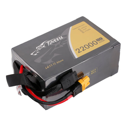 Tattu 12S 22000mAh 25C 44.4V リポバッテリー ソフトパック ハンドル付き AS150U-F