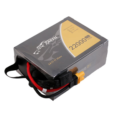 Tattu 14S 22000mAh 25C 51.8V リポバッテリー ソフトパック ハンドル付き AS150U-F