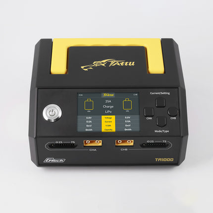 TATTU TA1000 G-TECHスマート充電器 1-7S LiPo/LiHV  2CH 1000W