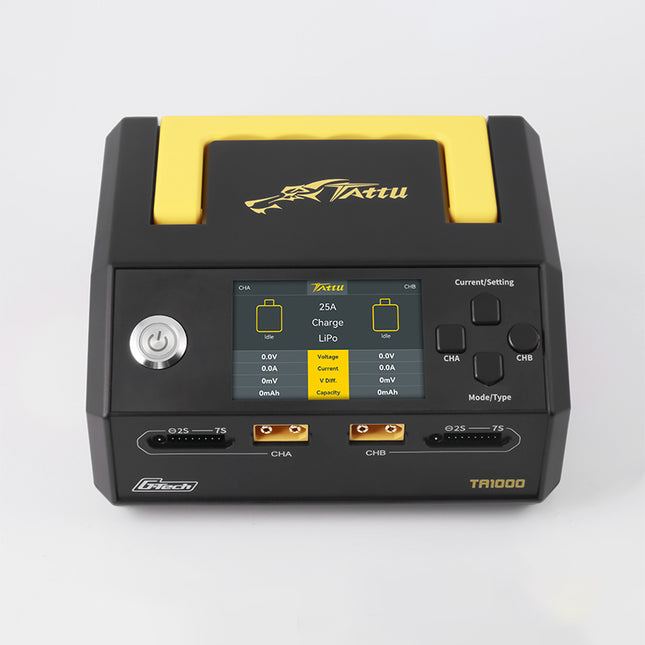 TATTU TA1000 G-TECHスマート充電器 1-7S LiPo/LiHV  2CH 1000W