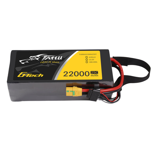 Tattu 6S 22000mAh 25C 22.2V リポバッテリー ハンドル付き