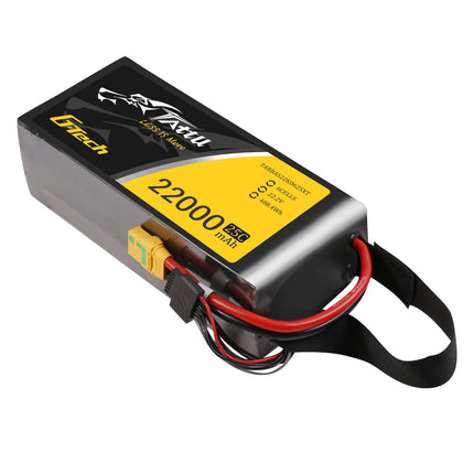 Tattu 6S 22000mAh 25C 22.2V リポバッテリー ハンドル付き