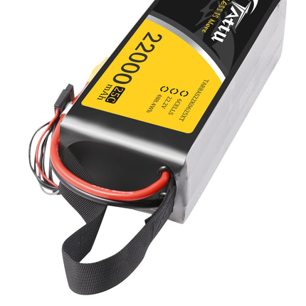 Tattu 6S 22000mAh 25C 22.2V リポバッテリー ハンドル付き