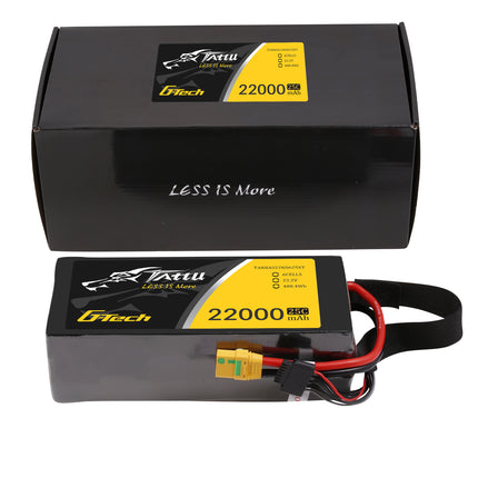 Tattu 6S 22000mAh 25C 22.2V リポバッテリー ハンドル付き