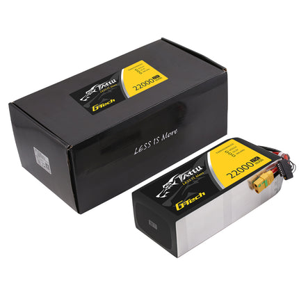 Tattu 6S 22000mAh 25C 22.2V リポバッテリー ハンドル付き