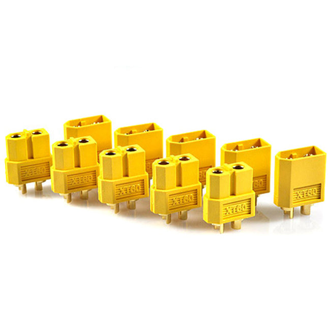 AMASS XT60プラグ（5ペア）オスメスセット