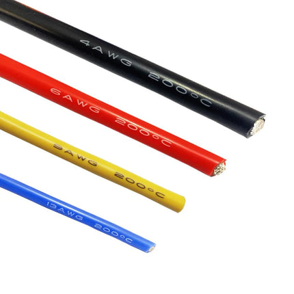 ARRIS 耐高温超軟シリコンワイヤー(赤/黒)1M