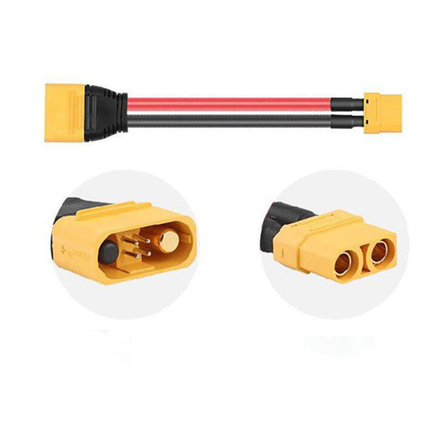 AMASS AS150Uプラグ XT90メス  RC充電器延長ケーブル 電池延長ケーブル