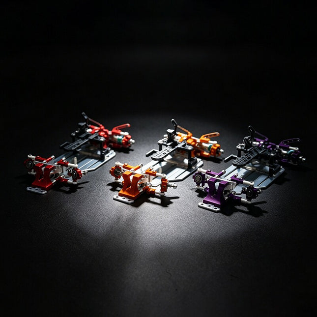 Zzspeed Z1 1/24 1/28 フルメタルRWD RCミニドリフト蚊車シャーシ