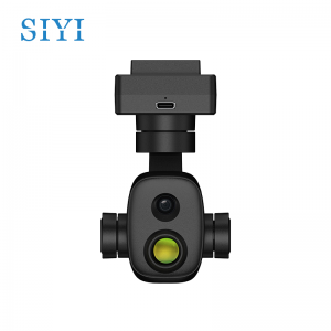 SIYI ZT6ミニジンバルカメラ デュアルセンサー ミニ光学ポッド 4Kサーマル 8MP 6X デジタル ズーム ジンバル カメラ  新品特別セール！