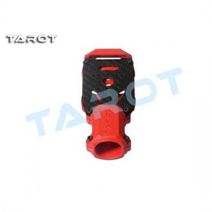 Tarot 25mmプラスチックモーターマウント - 赤色