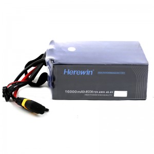 Herewin 12S 16000mAh 20C 45.6V  リポバッテリー  高電圧バージョン ソフトパック 農薬散布ドローン UAVドローン用