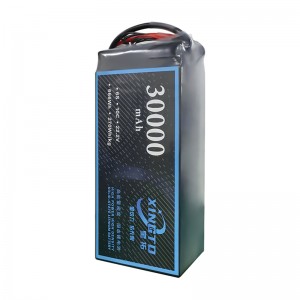 XINGTO 6S 22.2V 30000mah 10C Lipo バッテリー高密度半固体リチウム電池　産業ドローン用 - XT90
