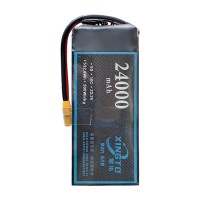 XINGTO 6S 22.2V 24000mah 10C Lipo バッテリー高密度半固体リチウム電池　産業ドローン用