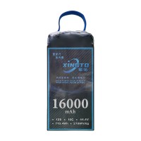 XINGTO 12S 44.4V 16000mAh 10C Lipo バッテリー高密度半固体リチウム電池　産業ドローン用 AS150U-F