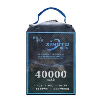 XINGTO 12S 46.2V 40000mAh HV 10C Lipo バッテリー高圧版 高密度半固体リチウム電池 産業ドローン用 AS150U-F
