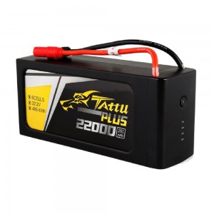 TATTU PLUS 22000mAh 6S 25C 22.2V リポバッテリー 産業ドローン用 - XT90-S