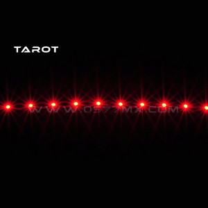 Tarot LED ナイトライト 飛行機用夜間飛行ライトストリップ/7.4-15V - Red