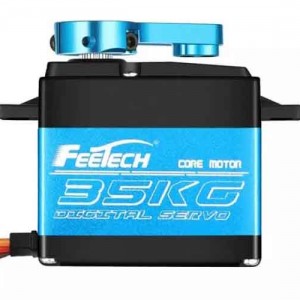 FEETECH Fi7635 スチールギア 7.4V 35kg/cm 0-180回転高トルクデジタルサーボ